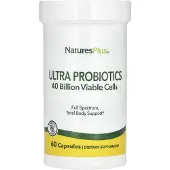 Natures Plus , Ultra Probiotica, 40 miljard, 60 capsules