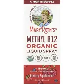 MaryRuth's MaryRuth's, Organische Methly B12 Vloeibare Spray, Extra Sterk, Berry, 1 fl oz (30 ml)