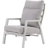 AVH-Collectie Barolo lounge tuinstoel verstelbaar aluminium latte