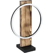 Eglo Tafellamp Boyal Led Zwart Donker Hout 12w