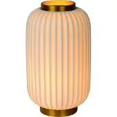 Lucide Design tafellampje Gosse goud met wit