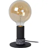 Lucide MARIT - Tafellamp - 1xE27 - Zwart