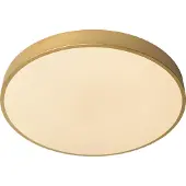 Lucide UNAR - Plafonnière (Plafondlamp) - Ø 49,5 cm - LED 3 StepDim - 1x36W 2700K - Mat Goud / Messing