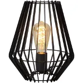 Lucide REDA - Tafellamp - 1xE27 - Zwart