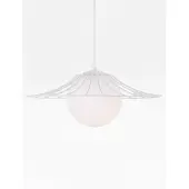 Nova Luce Witte hanglamp Fly Ø 36cm