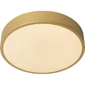 Lucide Unar Plafondlamp Ø 30 cm | Matt Gold | Brass