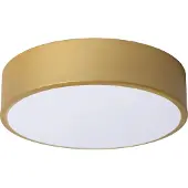 Lucide Plafondlamp Unar, dimbaar, messing / goud, Woon-/ Eetkamer, metaal, Modern, plafondlamp