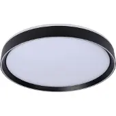 Lucide NURIA - Plafonnière - Ø 50 cm - LED 3 StepDim - 1x36W 2700K - Zwart