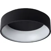 Lucide TALOWE LED - Plafonnière - Ø 45,5 cm - LED Dimb. - 1x30W 3000K - Zwart