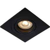 Lucide Inbouwspot Tube vierkant zwart