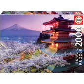 Educa Puzzle 2000 pièces Educa Mont Fuji Japon