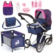 Bayer – Poppenwagen Mega Set – Navy