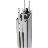 B Tech Support TV - B-TECH - BT8380 - Zwart Aluminium - Vast - 70 mm breed - 600 mm lang