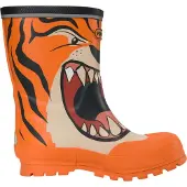 Viking Gummistiefel - Jolly - Orange/Multi m. Tiger - - 31 - Gummistiefel