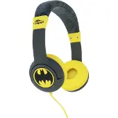 OTL TECHNOLOGIES Batman - kinder koptelefoon - volumebegrenzing - comfortabel (zwart/geel)