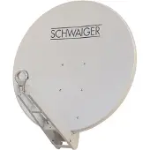 Schwaiger SAT-spiegel , 85 cm, aluminium, premium kwaliteit, lichtgrijs