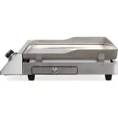 Livoo Stainless steel electric griddle - - DOC292 - 2800W - Removable plate - Adjustable thermostat
