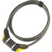 Onguard Fietsslot - - Akita Combo - Kabel 185 cm - 10 mm - Zwart
