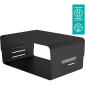 Dataflex Katame CPU-Houder, klein wit, zwart