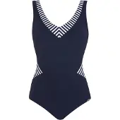 Sunflair Badpak donkerblauw / wit