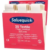 Salvequick Textile Finger Bandage Refill 6496 6x30 St Pleister