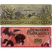 Fanattik Dungeons & Dragons: The Cartoon 40th Anniversary Rollercoaster Ticket