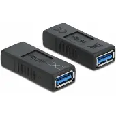 DeLOCK USB 3.0 Adapter Type-A female naar Type-A female (gekruist) - D
