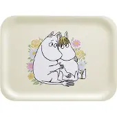 Muurla Moomin dienblad 20x27 cm Flowers