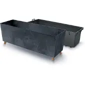 Prosperplast - Bloempot - - Urbi Case Beton Effect - Antraciet - 770x235x300mm