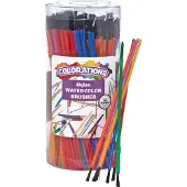 Colorations - 144WB Paint Brushes 3 Widths Nylon Bristles Classroom Painting Art Classroom Supplies Art Supplies School Supplies Kids Projec