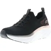 SKECHERS Sneakers laag 'D'Lux Walker Let It Glow' zwart