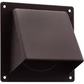 Star X Starx gevelklep Ø150 mm bruin