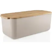 Eva Solo Broodtrommel met Deksel, Zandkleur, Kunststof, Bamboe, 42 x 19 x 16 cm -