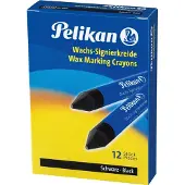 Pelikan merkkrijt 772 - Zwart - 12 stuks