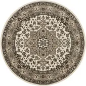 Home Collection Vloerkleed Parun Tabriz Rond - beige Title