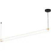 Wever & Ducre Hanglamp Finelle 1.0, dimbaar, crème / amber, Woon-/ Eetkamer, Glas, Modern, hanglamp