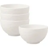Villeroy & Boch Rijstkom Manufacture Rock Wit (4-delig)