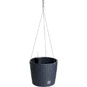 Prosperplast Round Flowerpot 8.9l Rato Ws 25.6x25.6x21.9 Cm Zwart