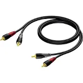 Procab CLA800 2x RCA Male - 2x RCA Male 5 Meter