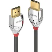 Lindy HDMI Aansluitkabel HDMI-A-stekker, HDMI-A-stekker 3.00 m Grijs 37873 4K UHD HDMI-kabel