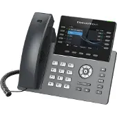 Grandstream Networks GRP2615, 10 lijntoetsen, 16 SIP, LCD TFT, RJ-9, USB, Bluetooth, Wi-Fi, PoE DC, ., Telefoon, Grijs, Zwart