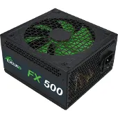 Evolveo FX 500W Voeding (CZEFX500) (500 W), PC-voedingseenheid, Groen