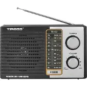 TIROSS Radio-ontvanger Tiross TS-458 (FM, AM), Radio, Zwart, Zilver