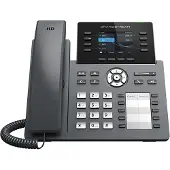 Grandstream Networks IP-telefoon GRP2634 incl. voedingseenheid, Telefoon, Zwart