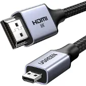 UGREEN Micro - HDMI - HDMI 2.1 8K adapterkabel 2m HD164 - grijs