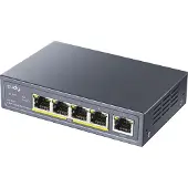 Cudy GS1005P - Gigabit Netwerkswitch - Poe+ - Unmanaged - 60W - Plug en Play - Metaal