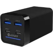 ESTUFF Multilader PD65W 2C+2A (65 W), USB-lader, Zwart