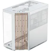 APNX V1-W-WT-V1 Midi-tower Behuizing Wit, Hout Zijvenster