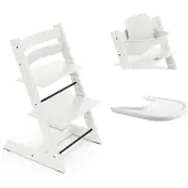 Stokke Tripp Trapp bundel kinderstoel met babyset en tafelblad