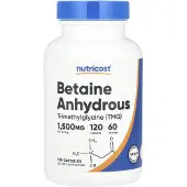 Nutricost - Betaine Watervrij (TMG) Capsules (120 capsules)